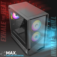 GAMERZ STARLIGHTCABINET-BLACK