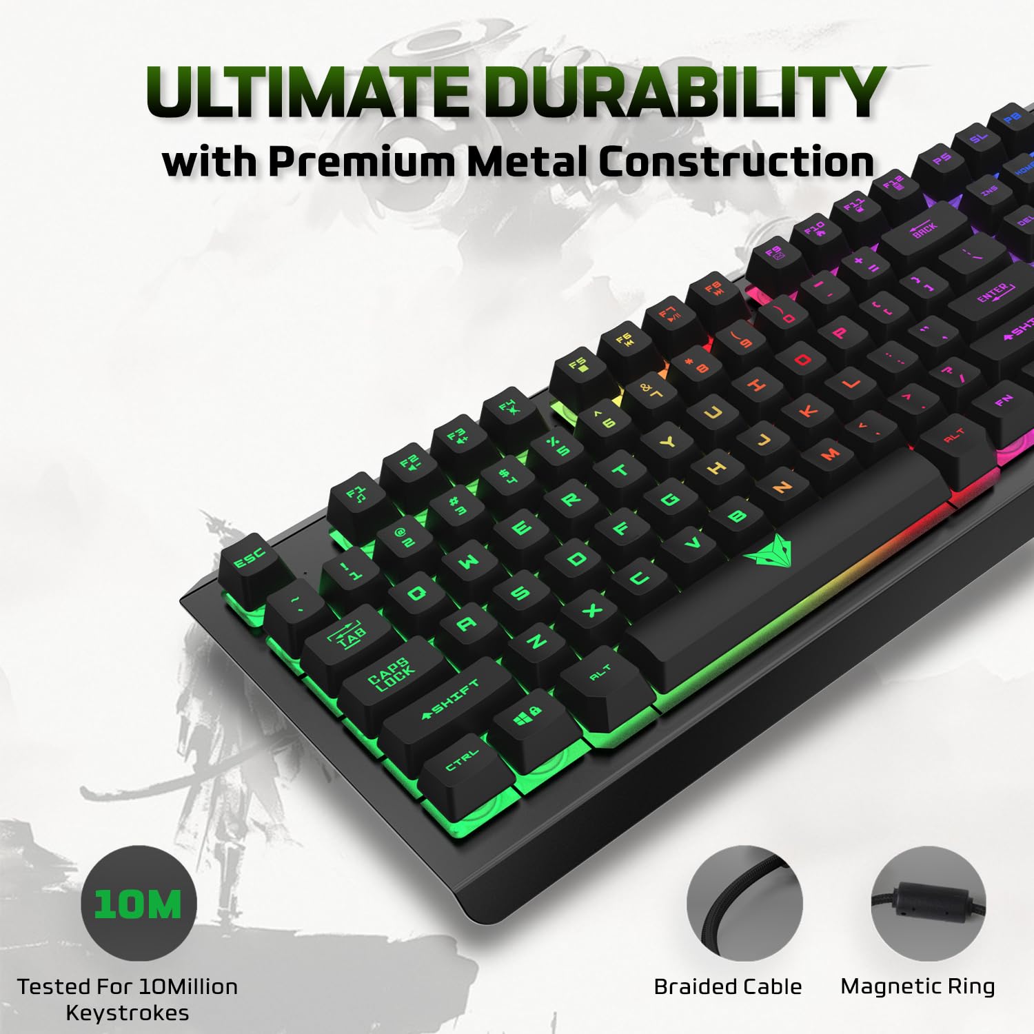 Full-Size 104-Key Layout