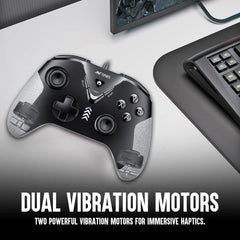 Ant Esports GP165 Wired Controller with Hall Effect Magnetic Triggers for PC/PS3/Android (Black/Grey)