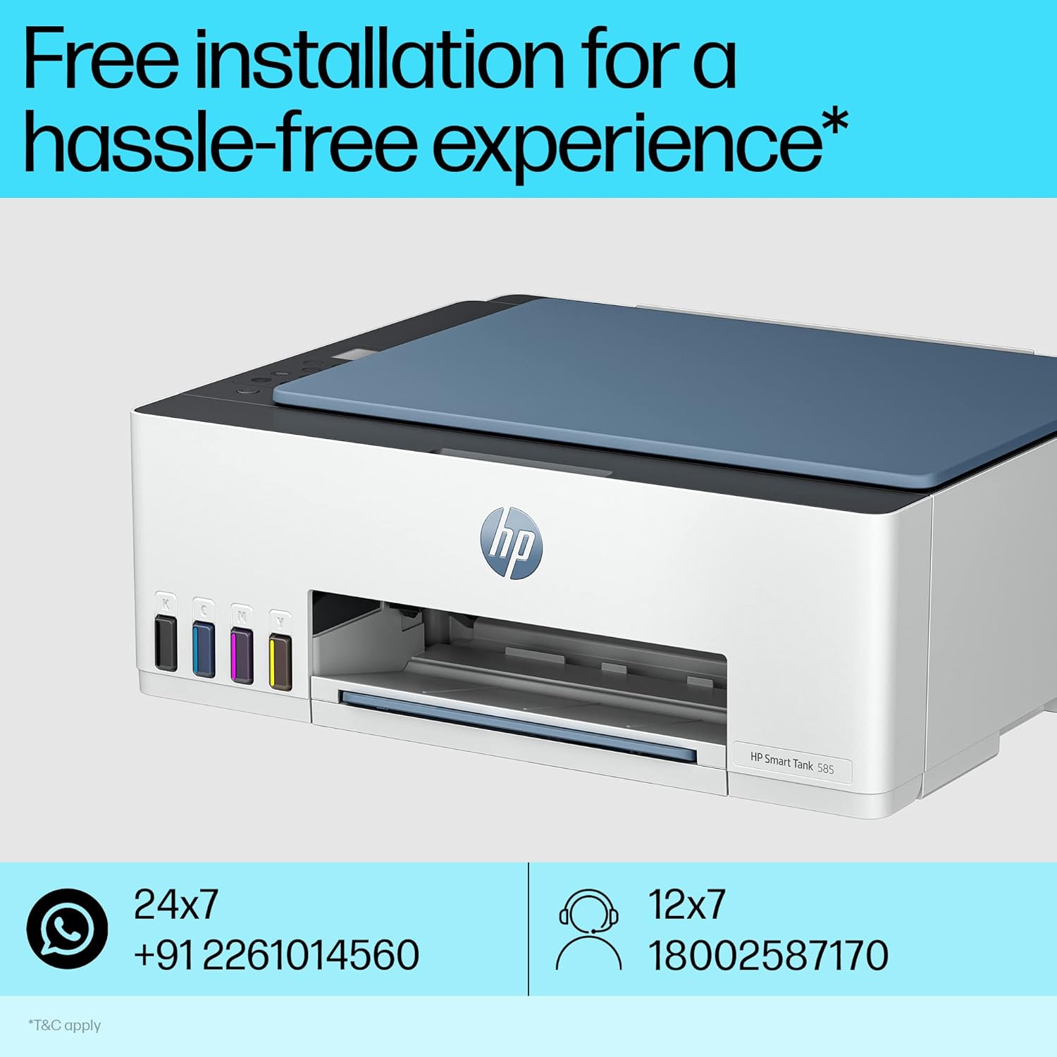 supports smooth bulk printing for home and office use.
