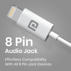 PORTRONICS CONCH THETA L 8PIN EARPHONE