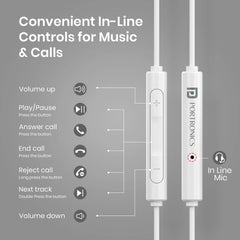 PORTRONICS CONCH THETA L 8PIN EARPHONE