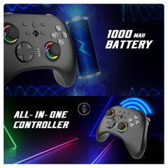 Cosmic Byte Stellaris Tri-Mode Wireless-Bluetooth-Wired Controller for PC, iOS, Android, Hall effect Trigger and Joystick