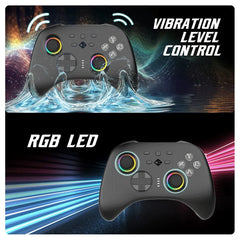 Cosmic Byte Stellaris Tri-Mode Wireless-Bluetooth-Wired Controller for PC, iOS, Android, Hall effect Trigger and Joystick