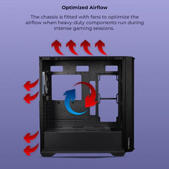 ZEBRONICS NEBULA G GAMING CABINET