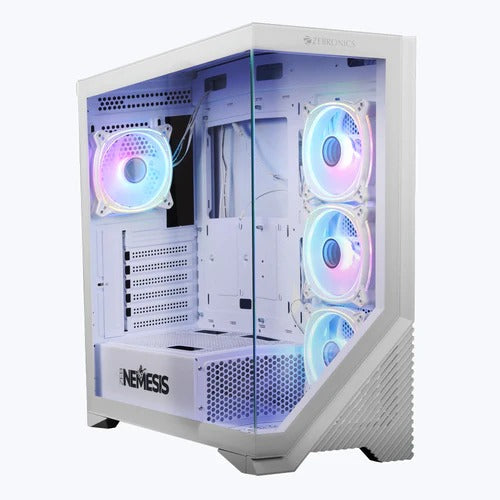 ZEBRONICS NEMESIS PREMIUM GAMING CABINET-WHITE