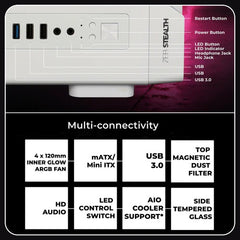 ZEBRONICS STEALTH PREMIUM CABINET - BLACK
