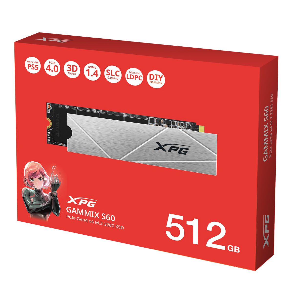 ADATA XPG GAMMIX S60 512GB SSD